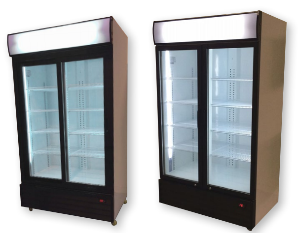 PROCOOL UL1000AL & UL1000ALS Double Door Chillers (Hinged or Sliding Doors)